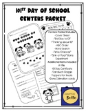 101 Days of School Centers Packet