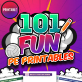 101 Fun PE Printables: Worksheets, Handouts and Puzzles fo