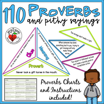 Preview of PROVERBS and PITHY SAYINGS -101 Triangles