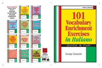 Preview of 101 Vocabulary Enrichment Exercises in Italiano