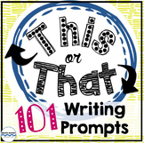 101 Writing Prompts - Daily Writing Warm-Up - Bell Ringer Journal