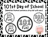 101'st Day of School Dalmatian Sentence Strip Hat - Ears i