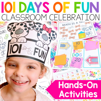 Preview of 100 Days of School Alternative | 101st Day Activities with Crafts & Games