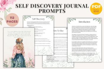 Preview of 104 Self Discovery Journal Prompts