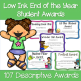 End of Year Award Certificates Editable