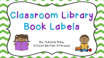 Preview of 108 Classroom Library Book Bin Labels