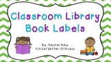 108 Classroom Library Book Bin Labels