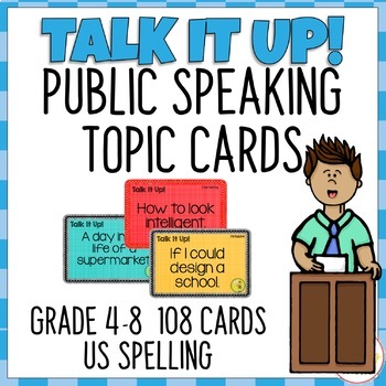 public speaking topics for kindergarten
