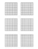 10X10 Grids (editable)