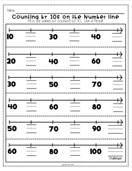 10s Fact Fluency Worksheets by Malorie Stuart | Teachers Pay Teachers