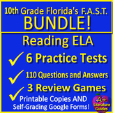 10th Grade Florida BEST PM3 Bundle FAST Reading ELA Practi