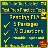 10th Grade OST Ohio State Test #4 - ELA Practice Tests Eng