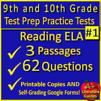 Preview of 10th Grade OST Ohio State Test ELA II AIR Practice Tests English Language Arts