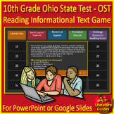10th Grade OST Reading Informational Text Game Ohio State 