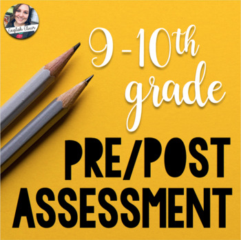 Preview of 9-10th Grade Pre-Assessment - Grammar, Reading Comprehension, and Argument Essay