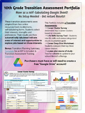 10th Grade Transition Assessment Portfolio