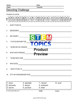 10th Grade Vocabulary Worksheets, Full Year, 798 Pages by STEMtopics