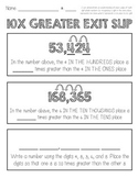 10x Greater Exit Slip