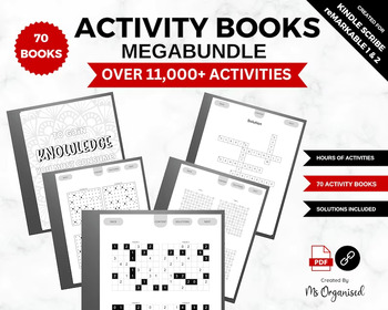 Preview of 11,000+ Activities 70 PDF Books Sudoku, Word Search, Mazes, Crosswords