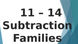 11-14 Subtraction Families Math Fluency Powerpoint (Abeka 