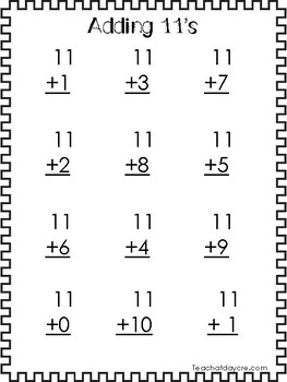 11 20 math addition printable worksheets kindergarten 2nd grade math