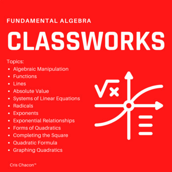 Preview of 11.4 Properties of Quadratic Graphs Classwork