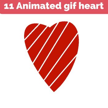Preview of 11 Animated heart gif