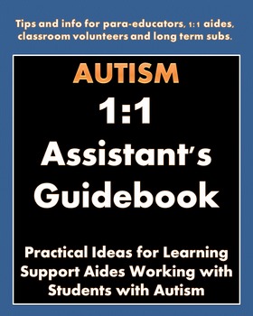 Preview of Autism Paraprofessional & 1:1 Assistant's Guidebook: Professional Development
