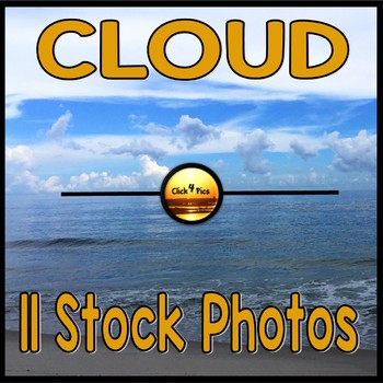 Preview of Clip Art STOCK PHOTOS 11 Cirrus Clouds