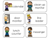 11 Class Jobs Beginning Stages Flashcards. Preschool-1st Grade