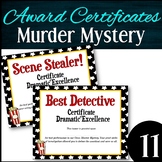 11 Class Murder Mystery Game Awards