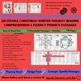 12 Decodable Christmas/Winter/Holiday Reading Comprehensio