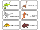 11 Dinosaurs Beginning Stages Flashcards. Preschool-1st Grade