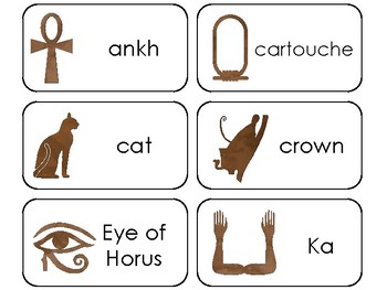 egyptian symbols and meanings for kids