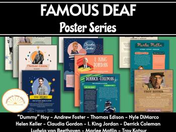 Preview of 11 Famous & Influential Deaf Person Poster Series - INCLUDING TROY KOTSUR