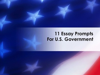 american government essay prompts