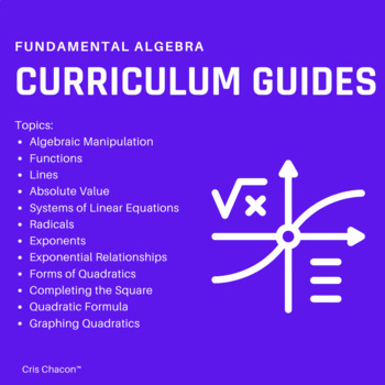 Preview of 11 - Graphing Quadratics Curriculum Guide