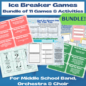 11 Ice Breaker Games & Activities for Middle School Band, Orchestra & Choir