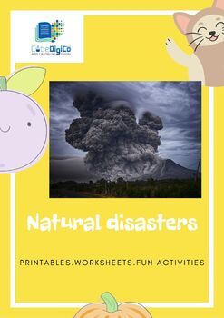 Preview of Natural Disasters - Exciting activities, worksheets compatible printable