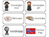 11 Norway Printable Flashcards. Preschool-3rd Grade