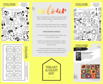 11 Page Colour Activity & Colouring Booklet | Appropriate 4 Remote Learning