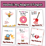 11 Valentine's Day Handprint and Footprint Craft Bundle - 