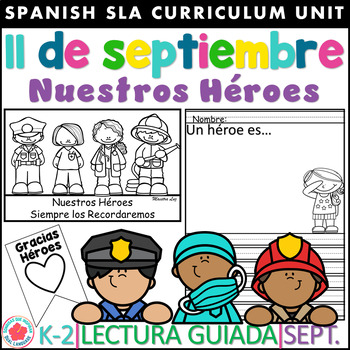 Preview of 11 de septiembre Patriot Day in Spanish Nuestros Héroes