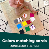 11 sets of Colors matching cards for a Montessori education