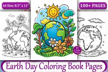 Preview of 110+ Earth Day Coloring Book Pages activities and craft