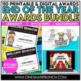 110 Printable & Digital End of the Year Student Awards Bun