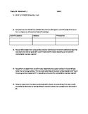 1.1.1 Worksheet - What is physics?