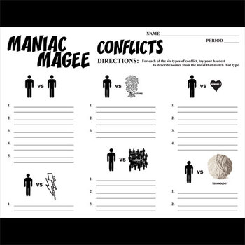 Maniac Magee Conflict Chart