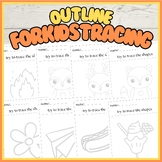 113 OUTLINE for kids Tracing, Coloring pages , Printable P