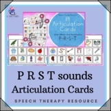 118 ARTICULATION CARDS (P R S T sounds with Visual Cues) S